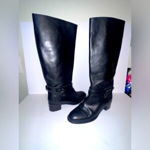 JCREW Women’s RIDING PARKER GENUINE LEATHER Tall Boots Sz 10